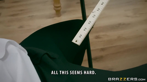 Raunchy pedagogue anally rides cock of naughty student