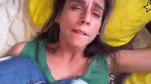 Fat- Stepmom Wakes Up Her Stepson With Her Raw Honeypot And Pleads Him To Rip Up Her