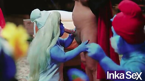 SMURFS PARODY wrath-rage Giant- dwarf Putifina receives ass fucking from Garchamel.