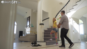 Naughty nanny Kenzie Reeves gets fucked real hard