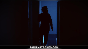 Cheating on the husband in the bedroom with the stepson