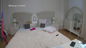 Brunette sucks a dildo with cum shots all over her