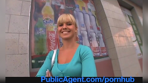 PublicAgent Stunning towheaded plows me in my car