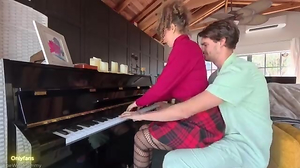 I anger Spunk Onto My Piano Schoolteacher